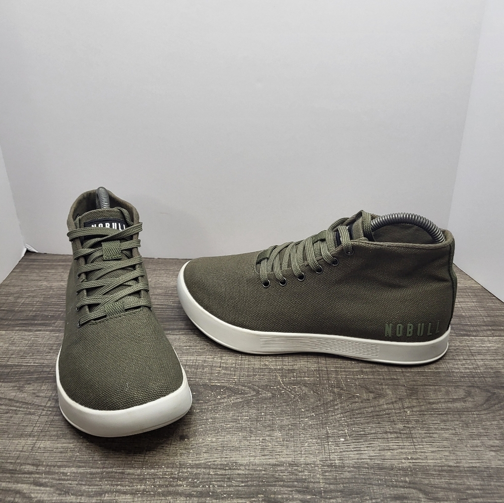 NOBULL Recs Canvas Unisex  - Women's Sz 8  Mens 6 Green